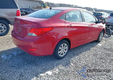 2014 Hyundai Accent Gls из США, поврежденный, VIN KMHCT4AE3EU726761